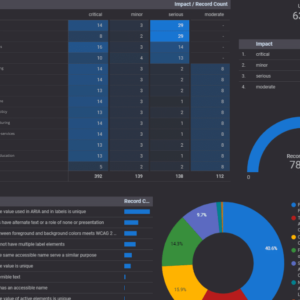 WCAG Compliance Monitoring Dashboard