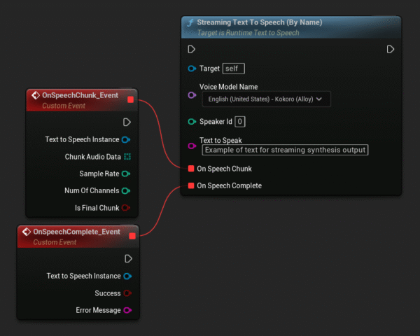 Real-Time Text-to-Speech Widget Integration